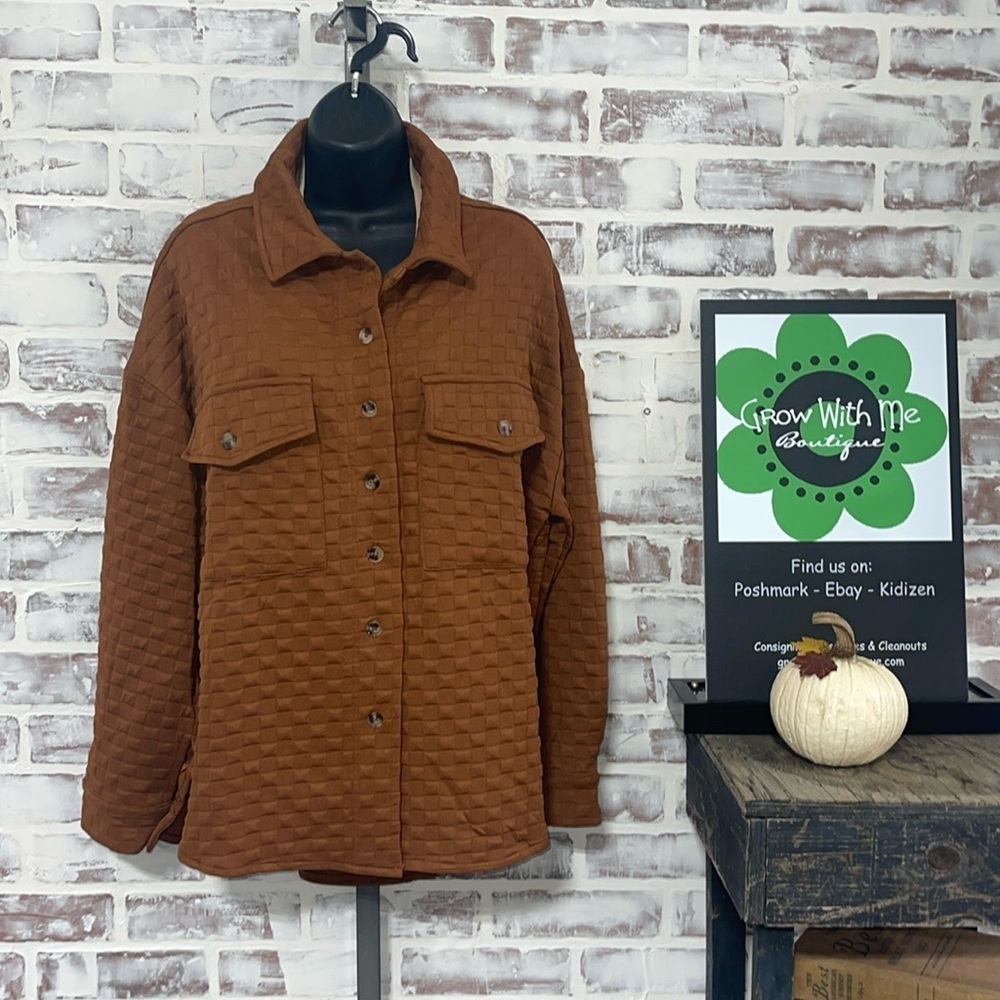 Timing checked jacket adult medium